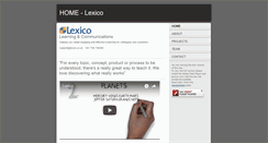 Desktop Screenshot of lexico.co.uk